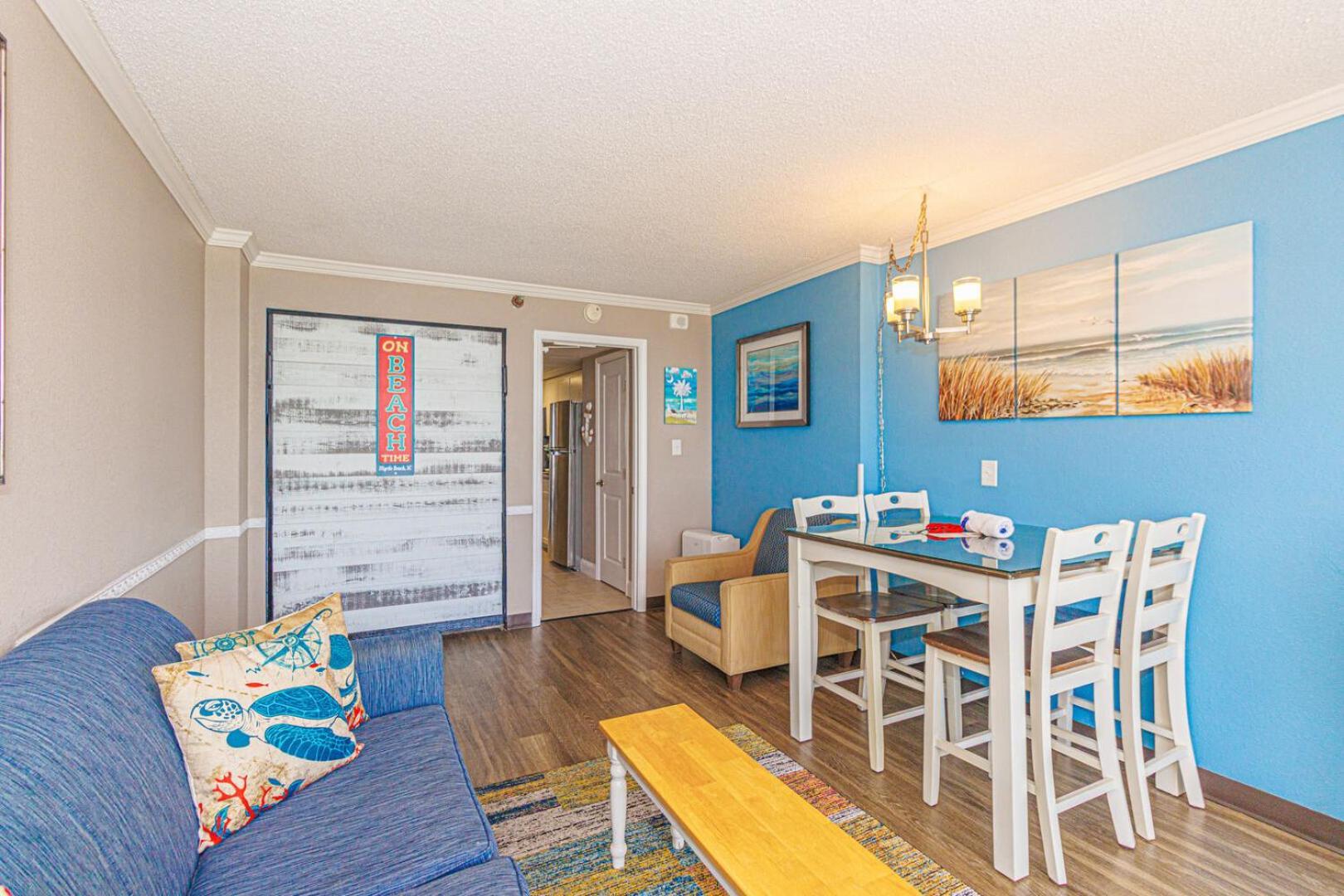 Oceanfront 1 Bedroom Suite With Beautiful Decor And Accents Caravelle Resort 1039 Sleeps 6 Guests Миртл-Бич Экстерьер фото