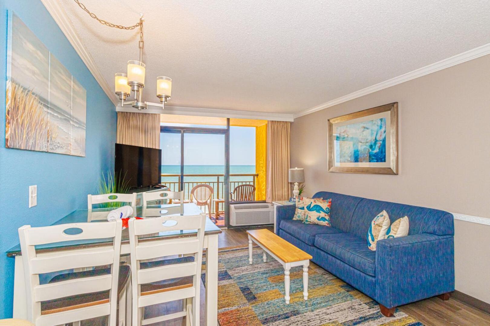 Oceanfront 1 Bedroom Suite With Beautiful Decor And Accents Caravelle Resort 1039 Sleeps 6 Guests Миртл-Бич Экстерьер фото