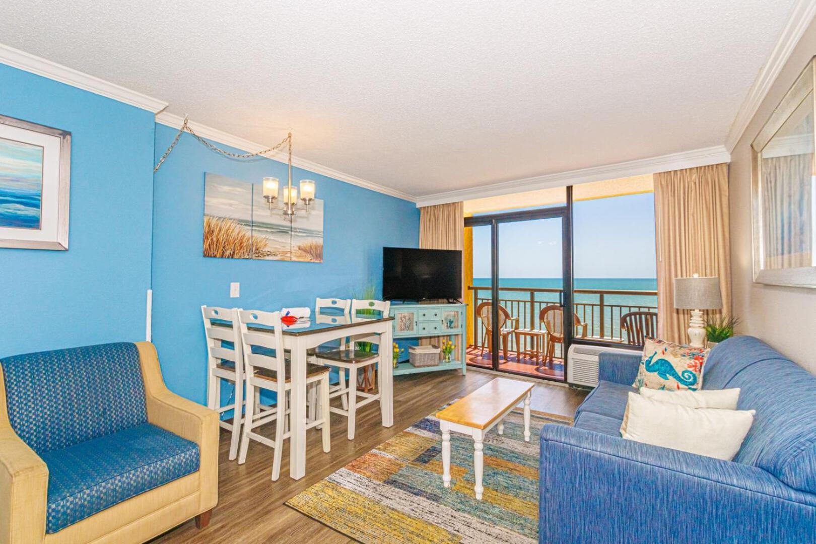 Oceanfront 1 Bedroom Suite With Beautiful Decor And Accents Caravelle Resort 1039 Sleeps 6 Guests Миртл-Бич Экстерьер фото
