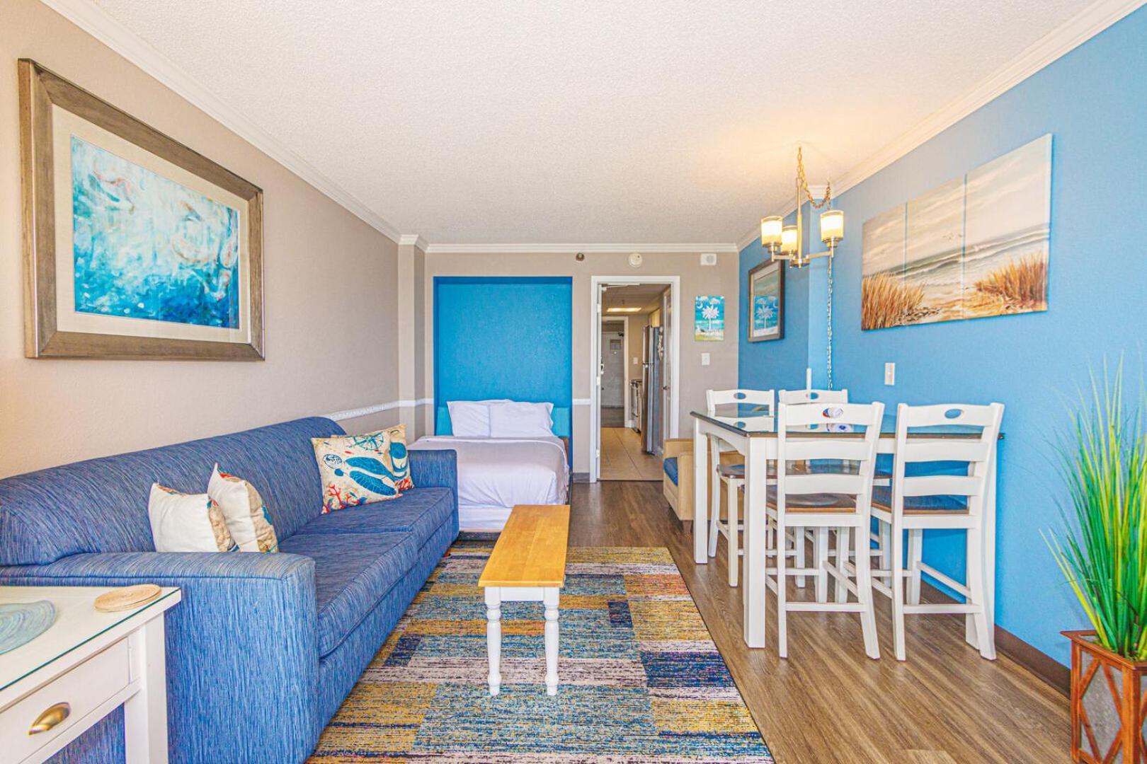 Oceanfront 1 Bedroom Suite With Beautiful Decor And Accents Caravelle Resort 1039 Sleeps 6 Guests Миртл-Бич Экстерьер фото