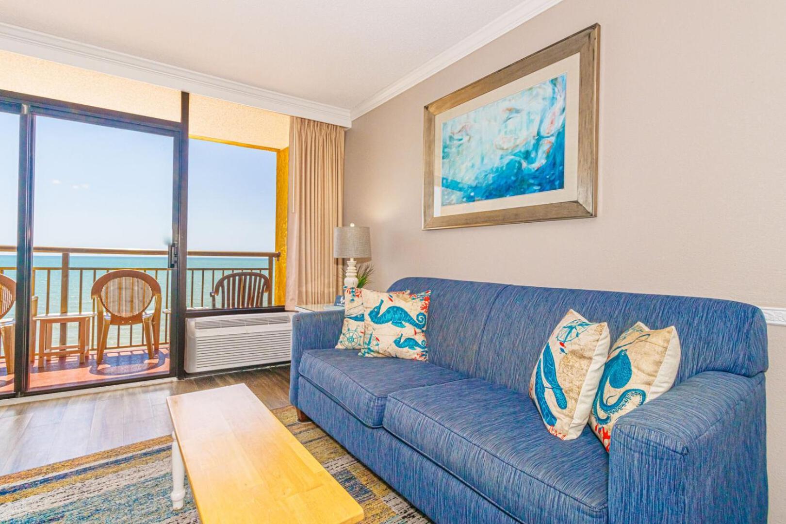 Oceanfront 1 Bedroom Suite With Beautiful Decor And Accents Caravelle Resort 1039 Sleeps 6 Guests Миртл-Бич Экстерьер фото
